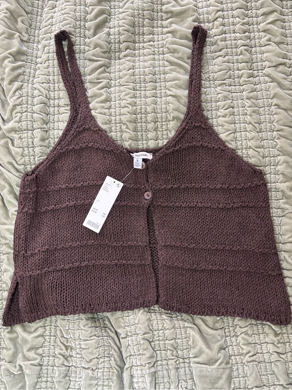 NWT Urban Outfitters boho knit flyaway tank top